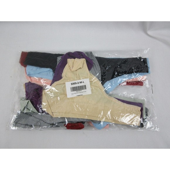 Women's Thong Panties Pack of 10 Assorted Colors Size M-L (L) - Picture 5 of 5